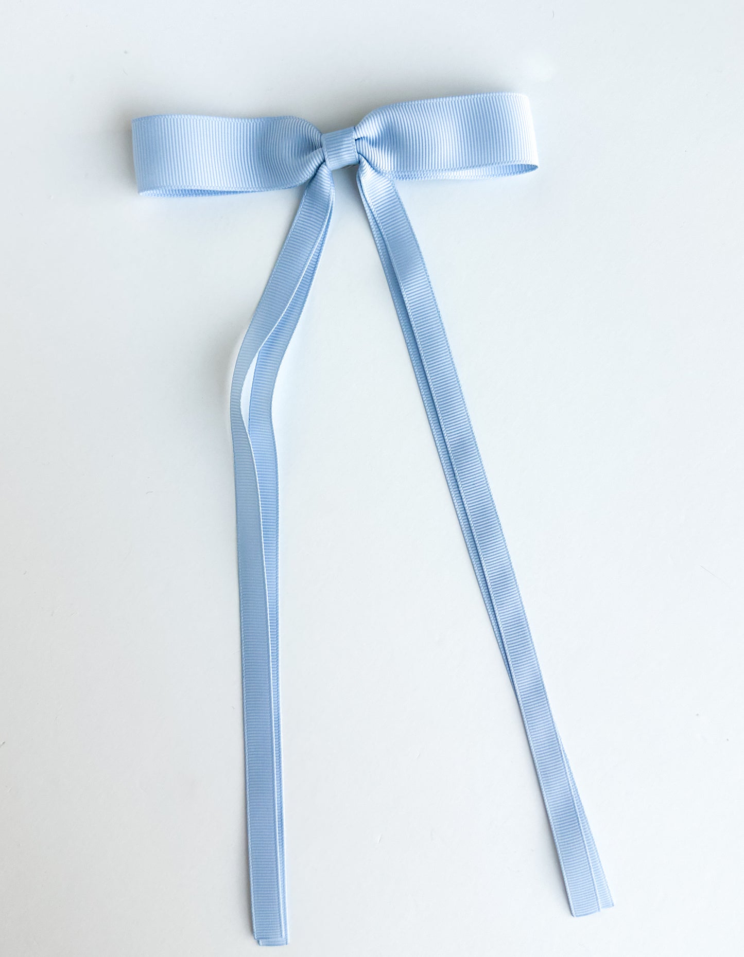 Dusty Blue Small grosgrain multi ribbon bows