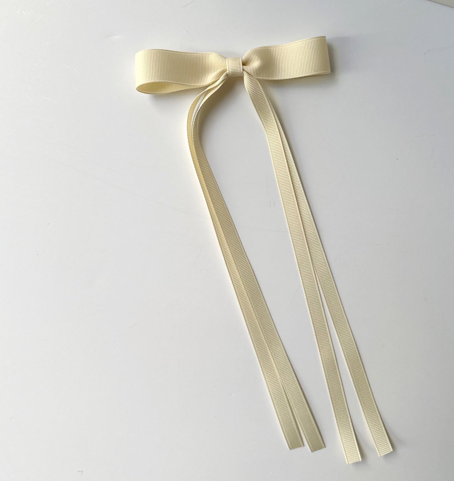 Cream Small grosgrain multi ribbon bows