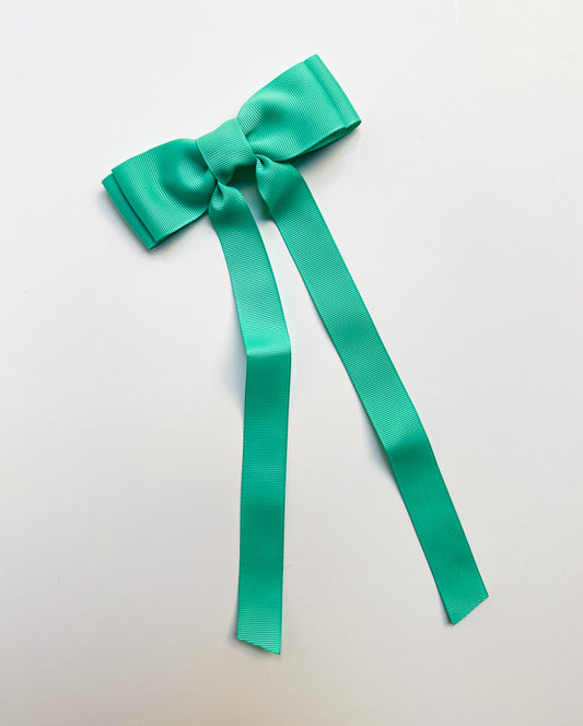 Tropic solid grosgrain ribbon bows