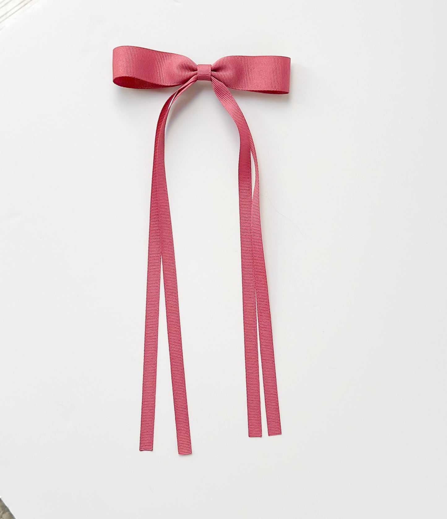 Deep Mauve Small grosgrain multi ribbon bows