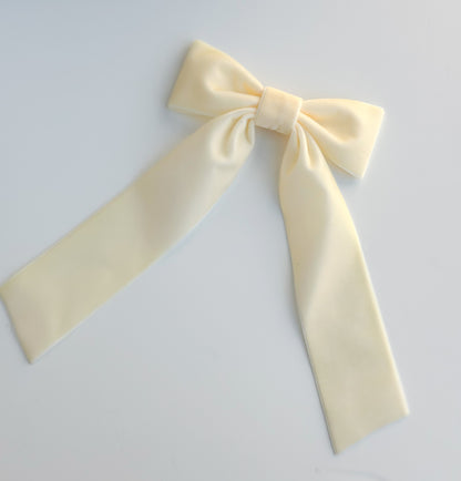 Butter Large Velvet Hair Bow