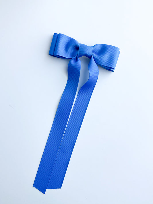 Blue Magic solid grosgrain ribbon bows