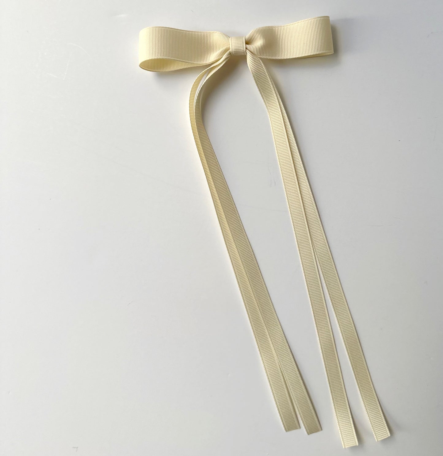 Cream Small grosgrain multi ribbon bows