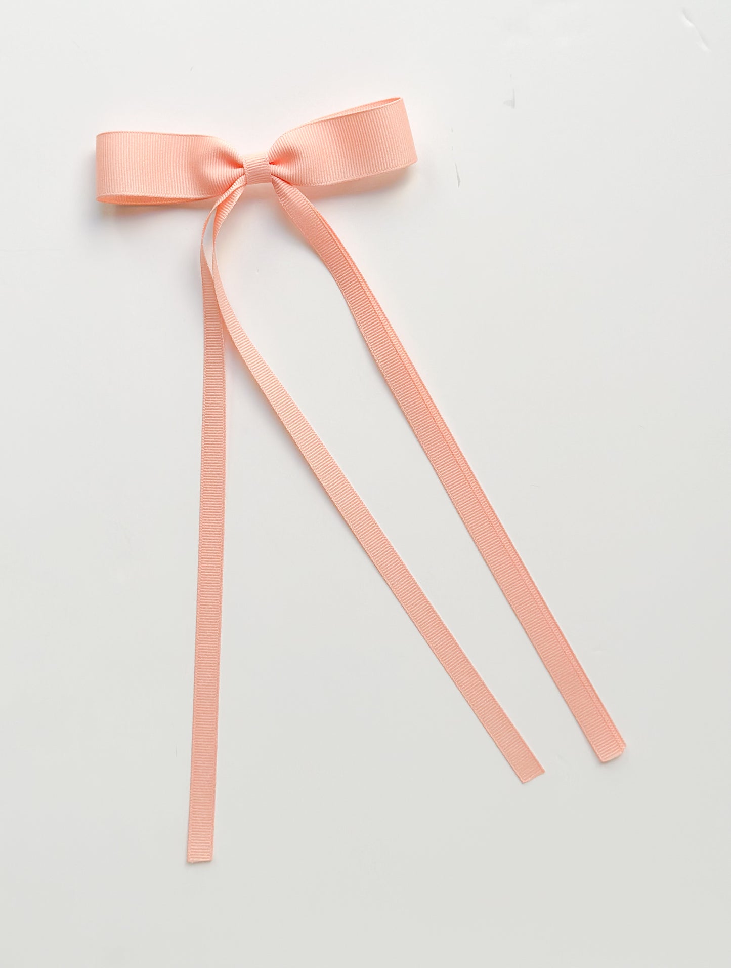 Light coral Small grosgrain multi ribbon bows