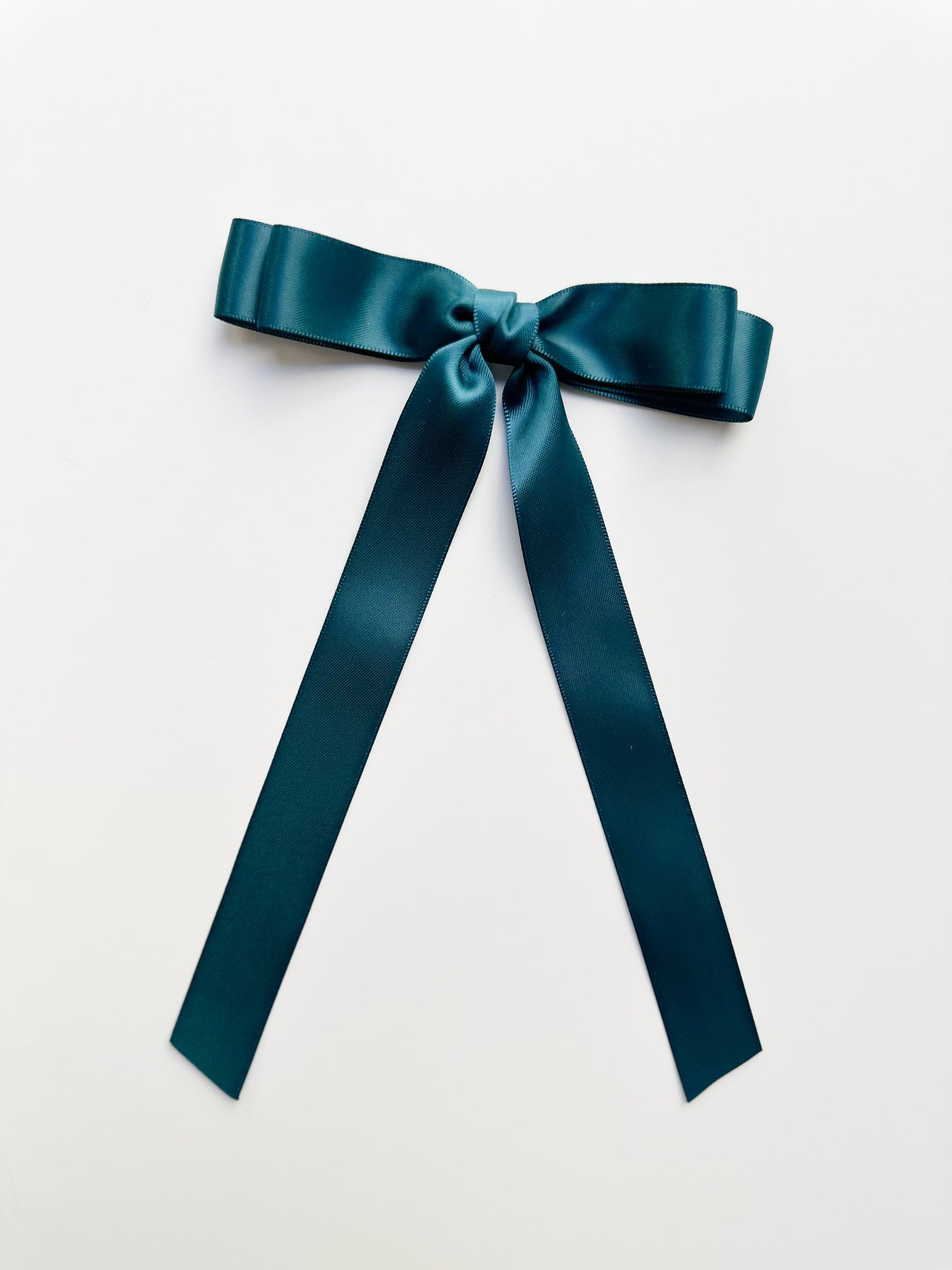 Teal Small Hair Bow , short length