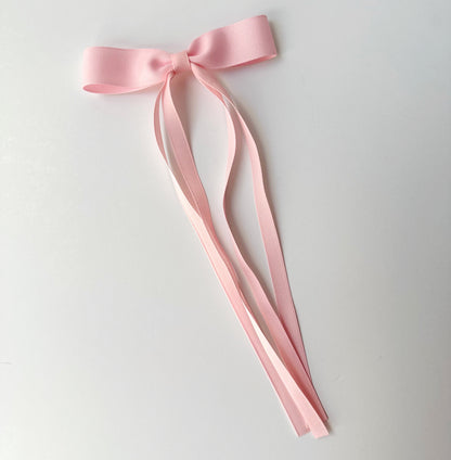 Baby pink Small grosgrain multi ribbon bows