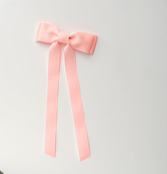 Cotton Candy solid grosgrain ribbon bows