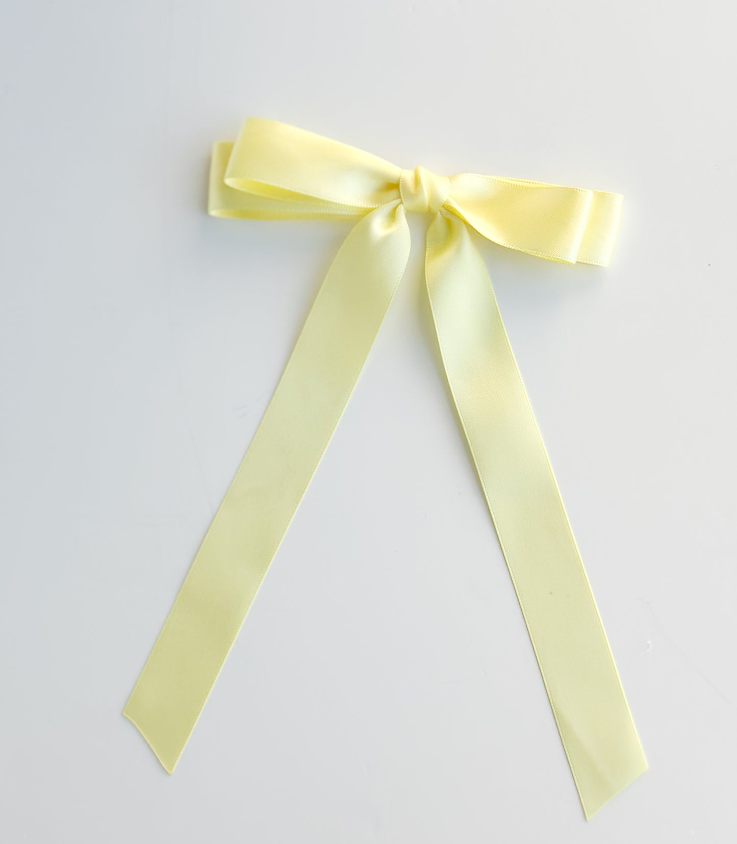 Baby Maize Small Satin Hair Bow , short length