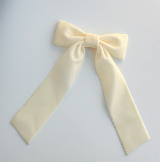 Butter Large Velvet Hair Bow