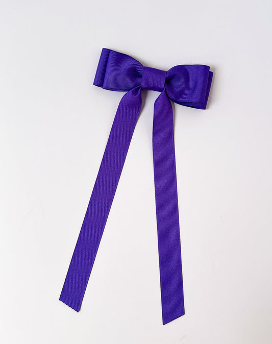 Peri solid grosgrain ribbon bows