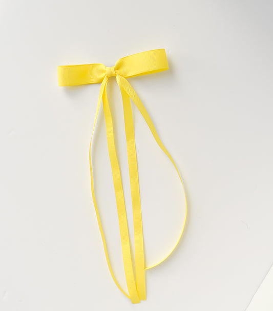 Lemon Small grosgrain multi ribbon bows