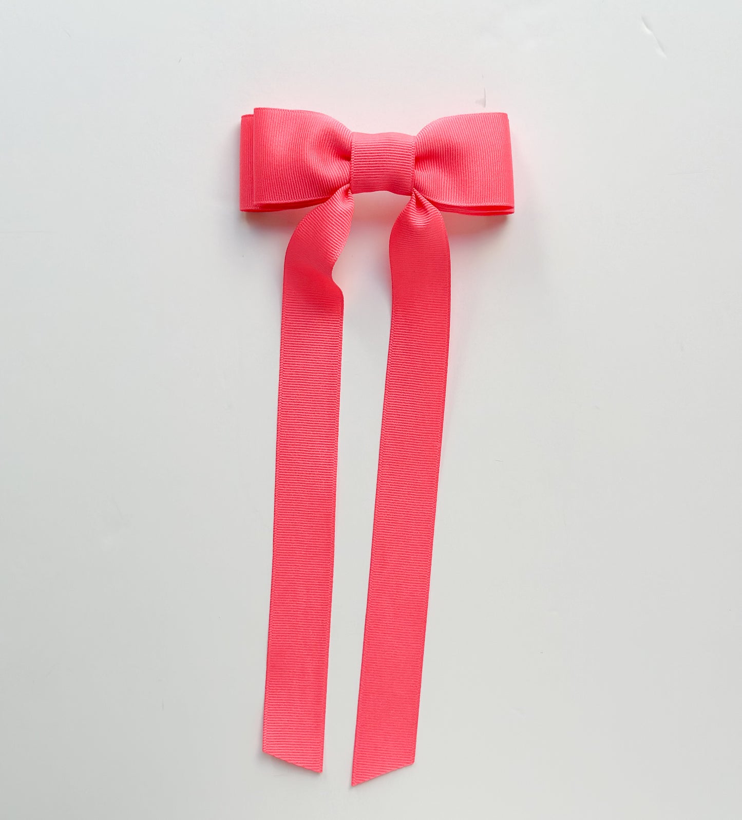 Tutti-frutti solid grosgrain ribbon hair bow