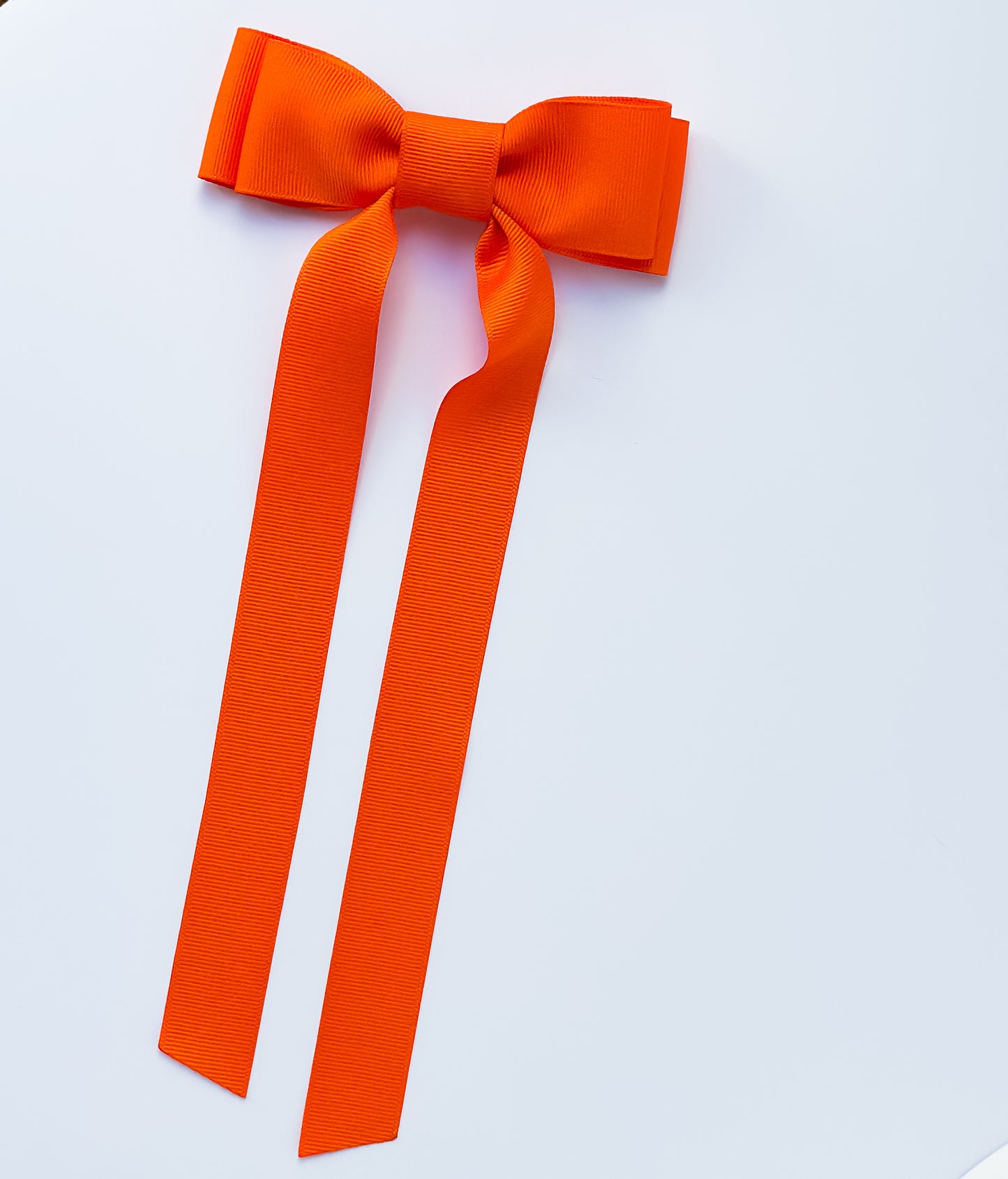 Torrid Orange solid grosgrain ribbon bows