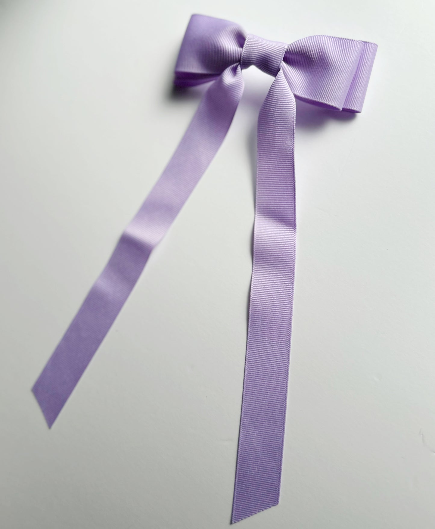 Light Orchid solid grosgrain ribbon bows