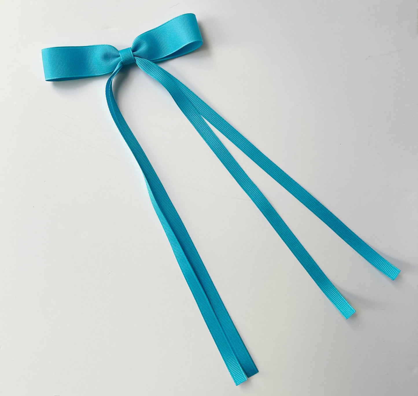 Tropics Blue Small grosgrain multi ribbon bows