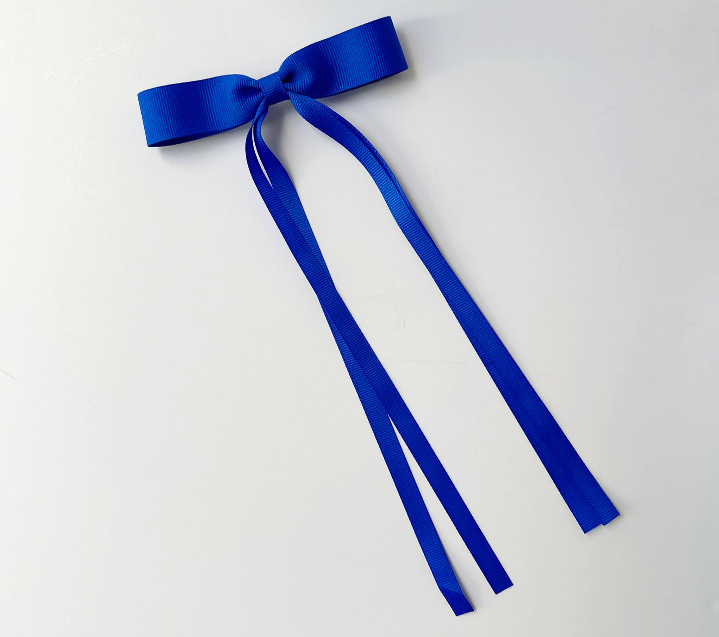 Electric Blue Small grosgrain multi ribbon bows