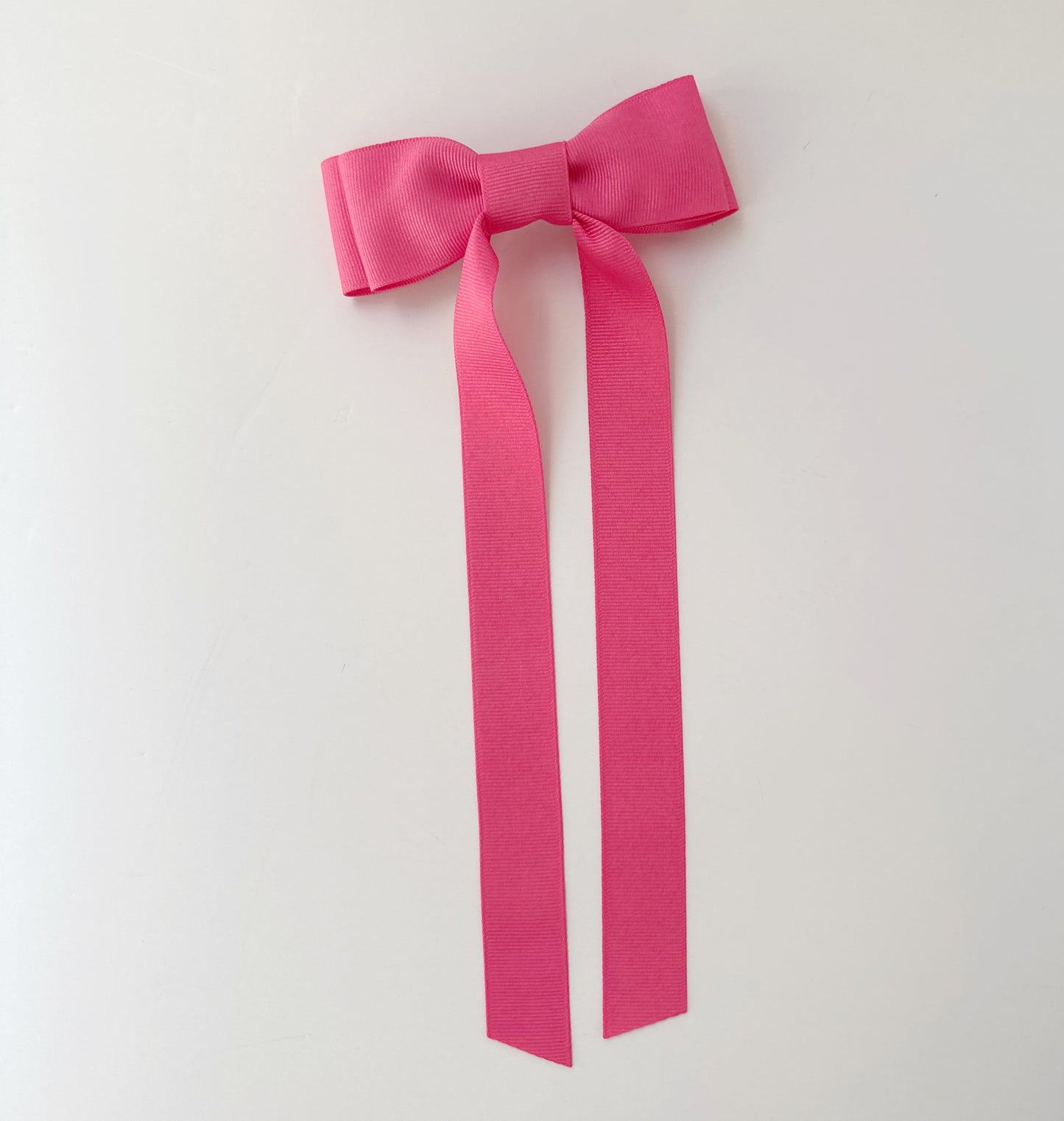 Hot Pink solid grosgrain ribbon bows